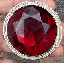 Vintage 3” Red Jewel Top adds a Touch of Elegance Decor Statement Piece picture
