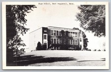 Pepperell High School - East Pepperell, Massachusetts - Postcard J1 picture