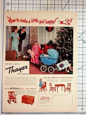 1940s-50s Thayer Doll Carriage Howdy Doody Christmas Vintage Print Ad picture