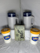 BSA VINTAGE memorabilia Jamboree Thermos 1913 Boy Scouts On The Great Divide picture