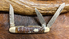 Winchester, Trademark, Made in USA., 3942 Light Cattle Pattern Knife, 3 3/8