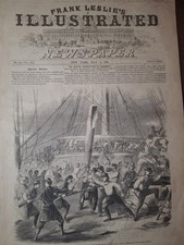 Civil War Newspapers- LESLIE'S - FORT SUMTER, LINCOLN PROCLAMATION, ELLSWORTH picture