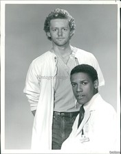 1982 David Morse Actor Denzel Washington Celebrities St Elsewhere Nbc Photo 7x9 picture