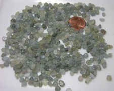 10.00Ct or 2.00g Montana - USA 100% Natural Rough Raw Uncut Sapphire 4mm to 6mm picture