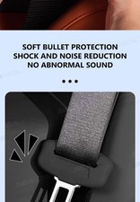 2Pcs Seat Belt Buckle Cover Anti-Scratch Rubber Car Seat Buckle Protector picture