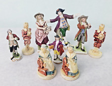 Lot of 9 vintage Sebastian Miniatures & Misc. Colonial Porcelain Miniatures picture