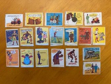 1973 Wonder Bread HANNA-BARBERA Stickers 19/30 Vintage Lot with 3 duplicates picture