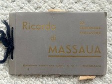 MASSAWA Eritrea  Postcards Booklet of 11 cards WWII Era picture
