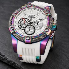 $399 INVICTA BOLT GIRDEX 52mm HIGH END CHRONOGRAPH WATCH- IRIDESCENT DIAL picture