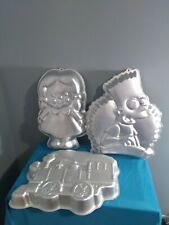 Vintage Wilton Cake Pan Molds Set Of Three. Excellent Condition picture