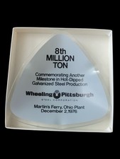 Wheeling Pittsburgh Steel 1976 Martins Ferry Ohio Commemorative Ashtray picture
