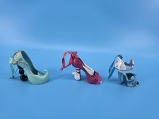 Disney Parks Runway Shoe Ornaments Set | Cinderella, Jasmine & Cheshire Cat picture