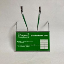 Vintage Douglas by Craftsman Advertising Tool Display Rack Holder Green Metal US picture