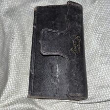 1886 Excelsior Pocket Diary Journal Calendar Facts Daily Entries picture