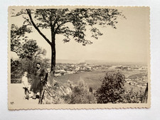 Beautiful girl near the river pretty attractive young woman Vintage Photo picture