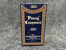 PRANG Crayonex 321 American Crayon Company 1835 Original Box Sandusky OH Vintage picture
