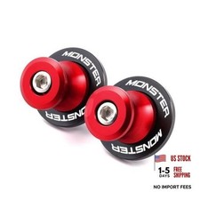 Fit For MONSTER 695 696 796 797 821 1200/S/R Swingarm Spool Slider Red picture