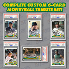 2011 Topps » Moneyball 💰» Custom Movie Tribute Card COMPLETE SLABBED SET picture