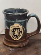 Ohio Renaissance Festival Mug 2012 Lion by Grey Fox Pottery Brown And Blue/green picture
