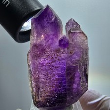 Rare Skeleton Phantom Amethyst Double-Terminated Specimen Goboboseb, Namibia picture