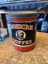Mohican Coffee 1 lb Steel Cut Tin Can, The Mohican Company Distributors New York picture