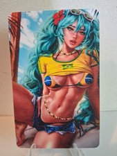 Hatsune Miku Vocaloid Brazilian Anime Glitter Anime Trading Card  picture