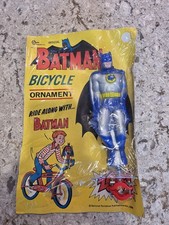 1960s Vint Batman Bicycle Ornament Empire Card NOS Adam West TV Series Bike Toy picture