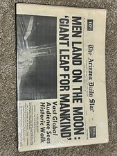 Vintage 1969 newspaper Vol.128 NO. 202July 21 1969 TheArizona Daily Star picture