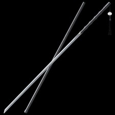 Chinese Collectible Rapier Slim Sword Reversible Xiliu Dao Manganese Steel Blade picture