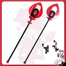 Hazbin Hotel Alastor Halloween Cosplay Props Weapon Microphone Staff Cane 85cm  picture
