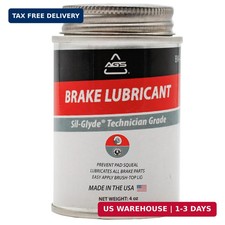 AGS Automotive Solutions 4oz Brush Top SIL-Glyde Silicone Brake Grease - Premium picture
