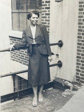 1940s African American Woman in Tailored Suit Black Americana Photo picture