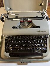 Vintage Olympia SM4 Typewriter Manufactured 1960 With Case picture