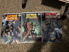 Dark Horse Batman Versus Predator II Comic Book Lot 1-3 Batman vs predator 2 picture