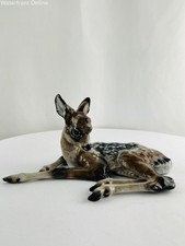 Rosenthal Germany Reclining Fawn Figurine Prof. Fritz Heidenreich Design Decor picture