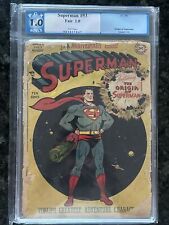 Superman #53 1948 Key DC Golden Age Comic Book Origin Of Superman PGX 1.0 picture