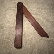 Antique Large Bevel Square Wooden Handmade Primitive 13”x15” picture