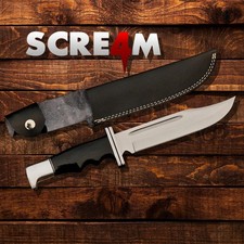 Scream Replica Knife Bloody Ghostface Knife Buck 120 Horror Movie Prop Knife. picture