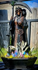 TONANTZIN SANTA MUERTE COATLICUE Santísima Brujería Crystals Yerbas Pagan Wicca picture
