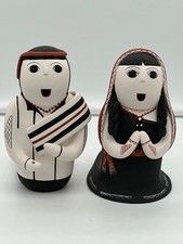 Exquisite Native American 11-Piece Vangie Suina Nativity Set picture