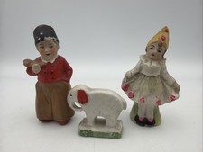 Antique Bisque Hertwig German Circus Dolls Figurine Miniature Dollhouse Elephant picture
