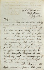 INCREDIBLE CONTENT 1864 CIVIL WAR LETTER by SAILOR on 