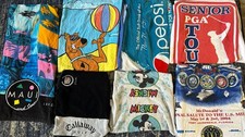 Lot Of 7 Vintage Reseller 90s Y2k Beach Towel Bundle Disney PGA Scooby-Doo Pepsi picture