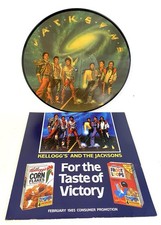 RARE Vintage 1985 Kellogg’s Cereal Jackson’s Consumer Promotional Picture Record picture