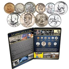 U. S. Coin Collection Set - 10 Unique Coins for Collectors and Enthusiasts picture