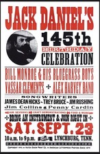 1995 Jack Daniel's Tennessee Whiskey Hatch Show Print, Nashville Original Print picture