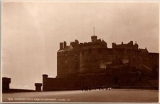 Vintage PPC - Edinburgh Castle from the Esplanade - F19941 picture