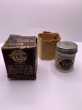 Vintage Vico Salve Ointment Jar Box And Insert Boonville MO USA Chem Co picture