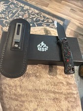 QSP Baby Penguin Fixed Blade Knife Carbon Fiber (2.5