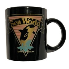 Sea World Souvenir Mug Vintage 1989 Shamu picture